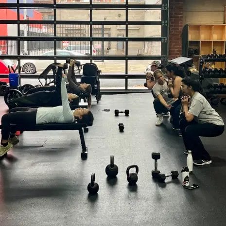Women on Postnatal Classes at Gowanus Fitness